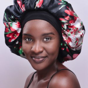 Bonnet de nuit en satin